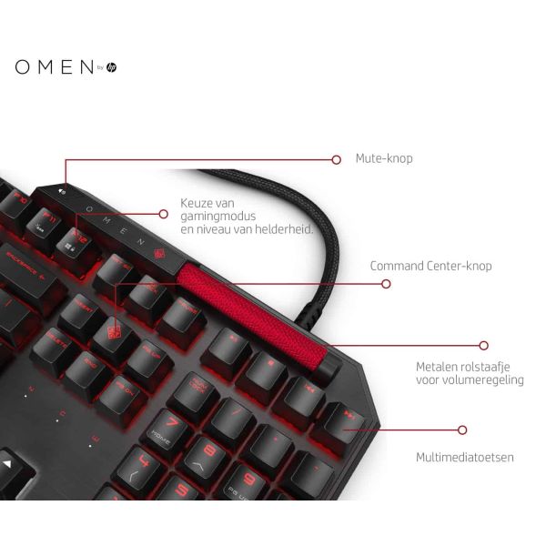 HP OMEN by Sequencer toetsenbord (2VN99AA#ABB)