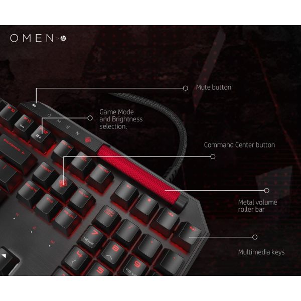 HP OMEN by Sequencer toetsenbord (2VN99AA#ABB)