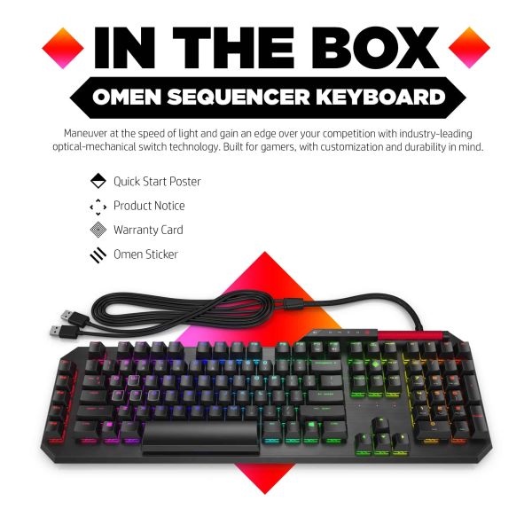 HP OMEN by Sequencer toetsenbord (2VN99AA#ABB)