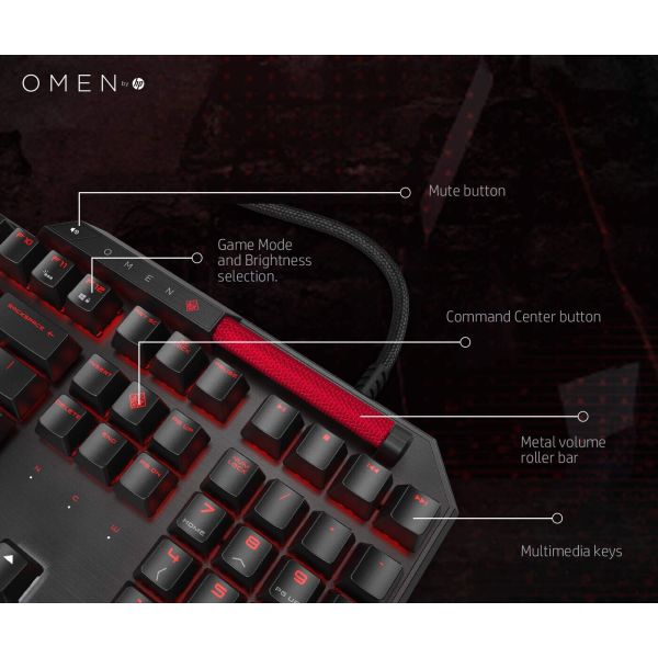 HP OMEN by Sequencer toetsenbord (2VN99AA#ABB)