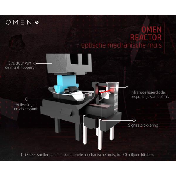 HP OMEN by Reactor muis (2VP02AA#ABB)