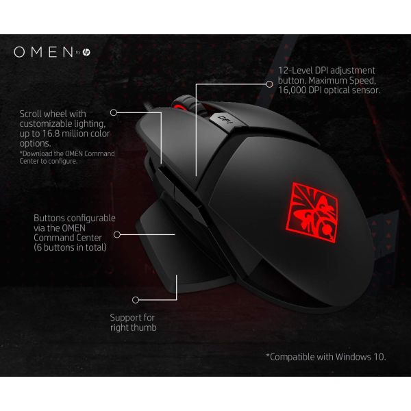 HP OMEN by Reactor muis (2VP02AA#ABB)