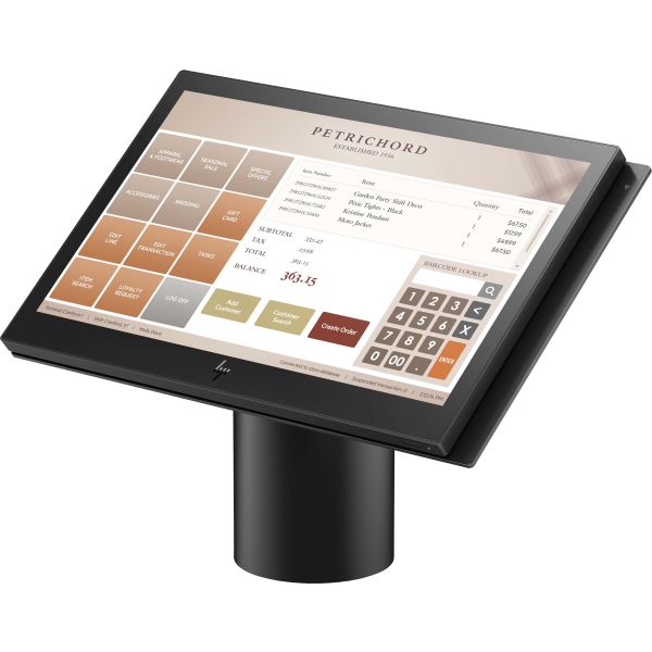 HP ElitePOS Engage One Allt-i-ett-system, modell 141 Alles-in-een 2,2 GHz 3965U 35,6 cm (14") 1920 x 1080 Pixels Touchscreen Zwart (2VR27EA#ABH)