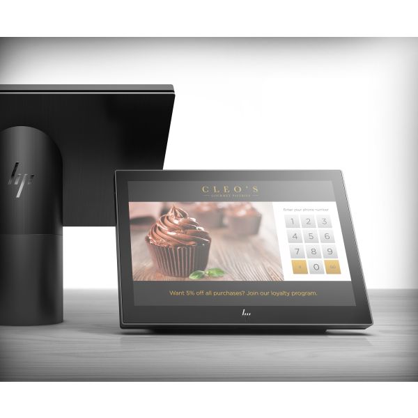HP ElitePOS Engage One Allt-i-ett-system, modell 141 3965U 2,2 GHz Alles-in-een 35,6 cm (14") 1920 x 1080 Pixels Touchscreen Zwart (2VR27EA#ABH)