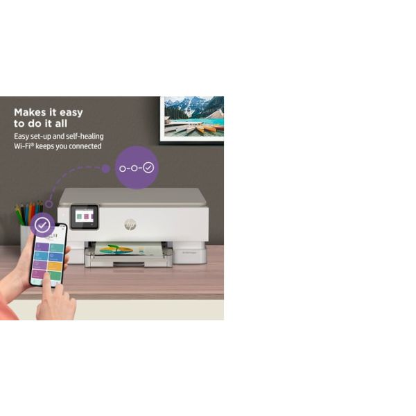HP ENVY HP Inspire 7224e All-in-One printer, Kleur, Printer voor Home, Printen, kopiëren, scannen, Draadloos; HP+; Geschikt voor HP Instant Ink; Scan naar pdf (349V2B#629)