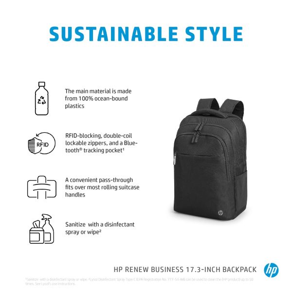 HP Renew Business 17,3 inch laptopbackpack (3E2U5AA)