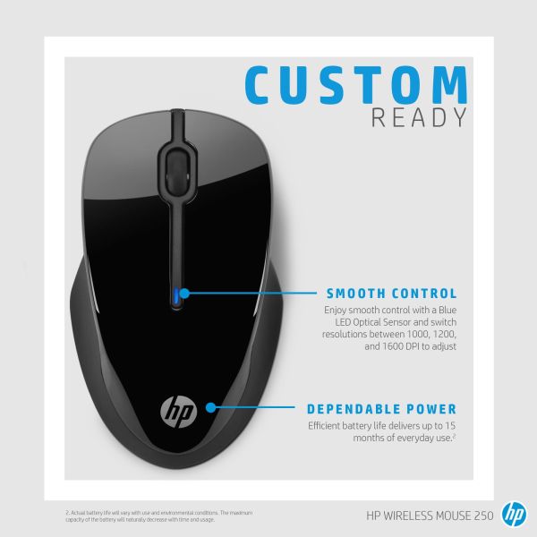HP draadloze muis 250 (3FV67AA#ABB)