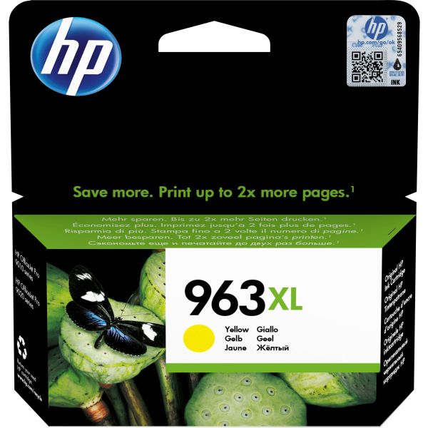 HP 963XL originele high-capacity gele inktcartridge (3JA29AE) HP 963XL originele high-capacity gele inktcartridge (3JA29AE)