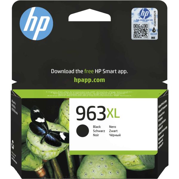 HP 963XL originele high-capacity zwarte inktcartridge (3JA30AE) HP 963XL originele high-capacity zwarte inktcartridge (3JA30AE)