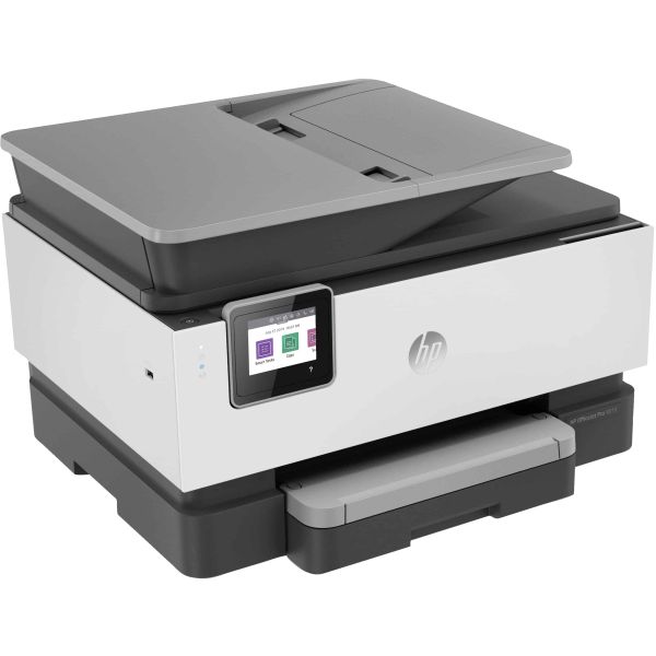 HP OfficeJet Pro 9010 All-in-One printer, Kleur, Printer voor Kleine en middelgrote ondernemingen, Printen, kopiëren, scannen, faxen, Automatische documentinvoer; Dubbelzijdig printen; Scannen naar e-mail (3UK83B#A80)