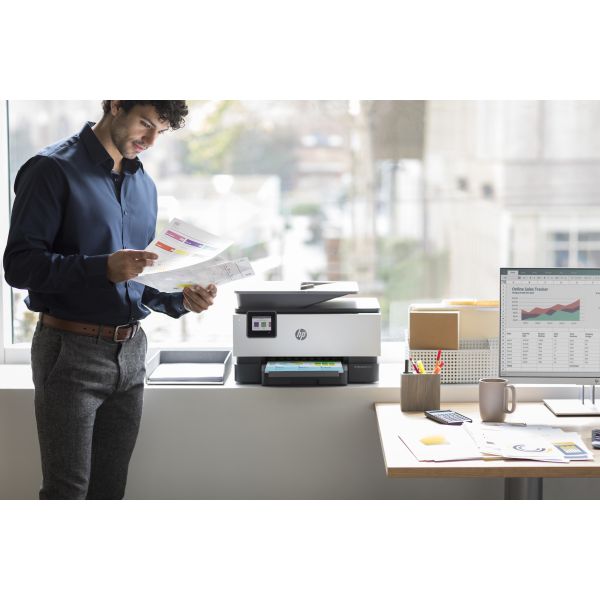 HP OfficeJet Pro 9010 Draadloos All-in-One Kleur Printer, Dubbelzijdig printen; Kopieerapparaat, Scanner (3UK83B#A80)