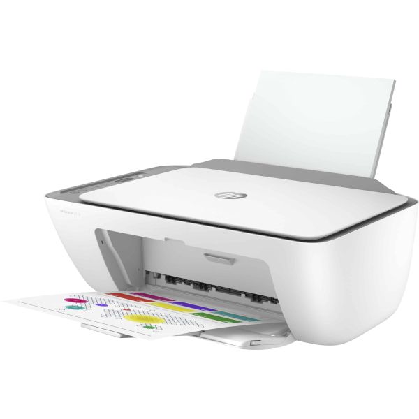HP DeskJet 2720 All-in-One printer, Kleur, Printer voor Home, Printen, kopiëren, scannen, Draadloos; Geschikt voor Instant Ink; Printen vanaf een telefoon of tablet (3XV18B)