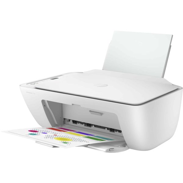 HP DeskJet 2720 All-in-One printer, Kleur, Printer voor Home, Printen, kopiëren, scannen, Draadloos; Geschikt voor Instant Ink; Printen vanaf een telefoon of tablet (3XV18B)