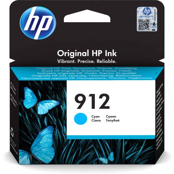 HP 912 originele cyaan inktcartridge (3YL77AE#BGX)