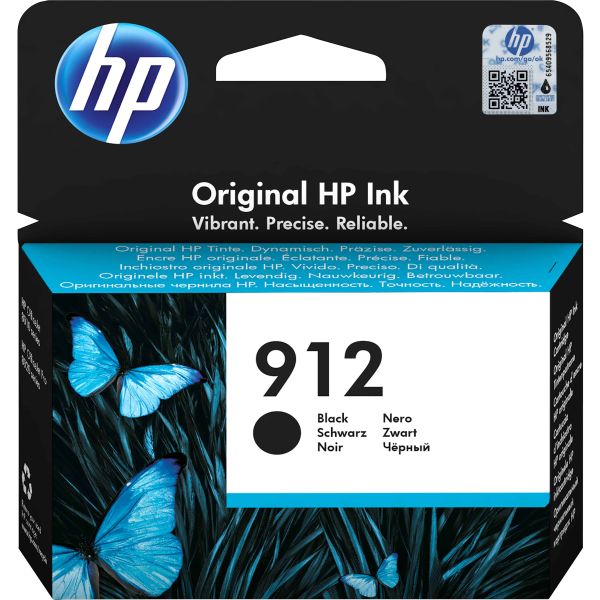 HP 912 originele zwarte inktcartridge (3YL80AE#BGX)