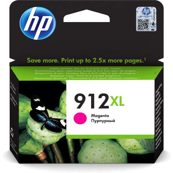 HP 912XL originele high-capacity magenta inktcartridge (3YL82AE#BGX)