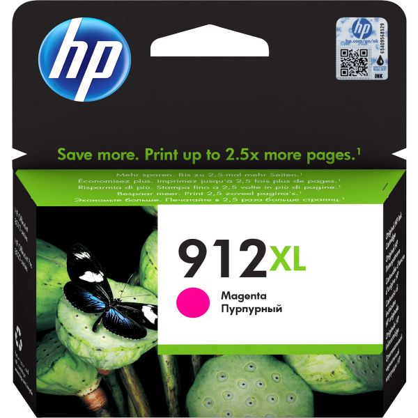 HP 912XL originele high-capacity magenta inktcartridge (3YL82AE#BGX)