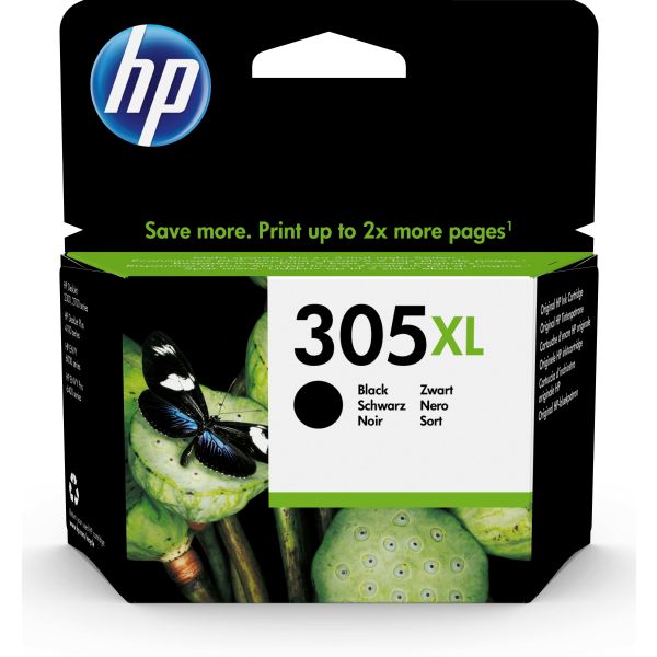 HP 305XL originele high-capacity zwarte inktcartridge (3YM62AE#301) HP 305XL originele high-capacity zwarte inktcartridge (3YM62AE#301)