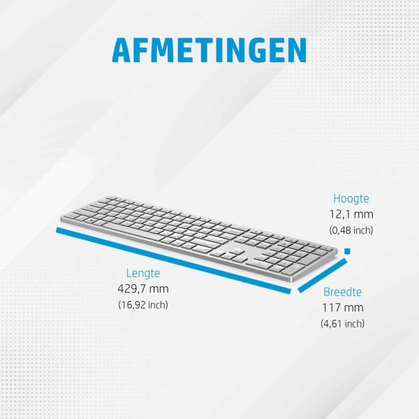 HP 970 programmeerbaar draadloos toetsenbord (3Z729AA#ABB)