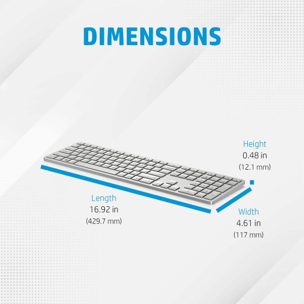 HP 970 programmeerbaar draadloos toetsenbord (3Z729AA#ABB)