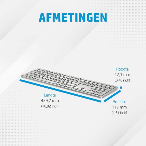 HP 970 programmeerbaar draadloos toetsenbord (3Z729AA#ABB)