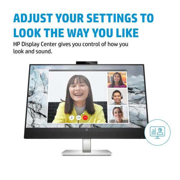 HP E-Series E27m G4 68,6 cm (27") 2560 x 1440 Pixels Quad HD Zwart (40Z29AA#ABB)