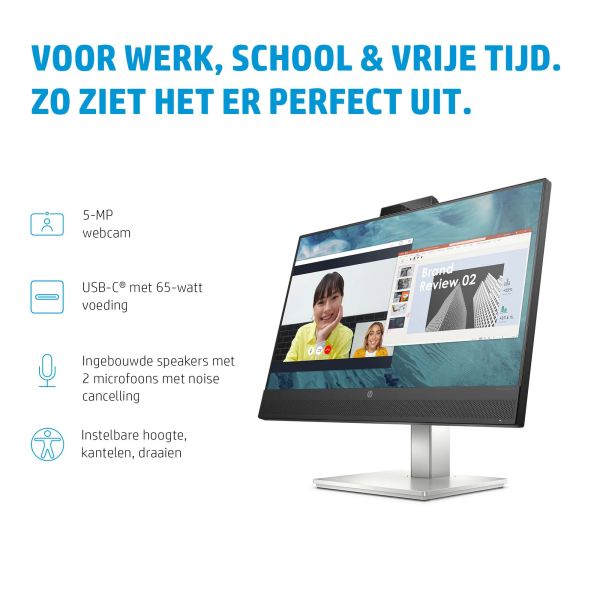 HP E24m G4 FHD USB-C conferentiemonitor (40Z32AA#ABB)