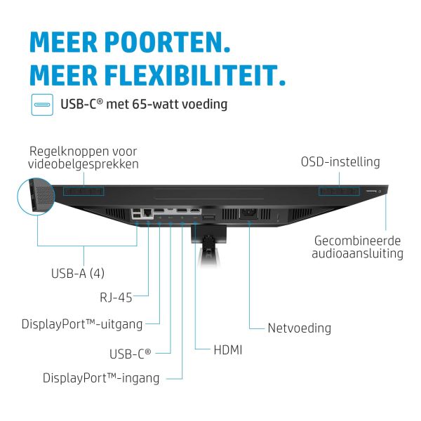 HP E24m G4 FHD USB-C conferentiemonitor (40Z32AA#ABB)