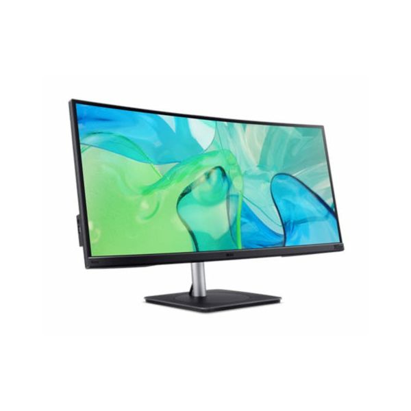 Acer CB343CUR computer monitor 86,4 cm (34") 3440 x 1440 Pixels UltraWide Quad HD LED Zwart, Zilver (UM.CB3EE.001)