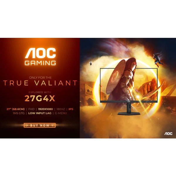 AOC 27G4X computer monitor 68,6 cm (27") 1920 x 1080 Pixels Full HD LED Zwart (27G4X)