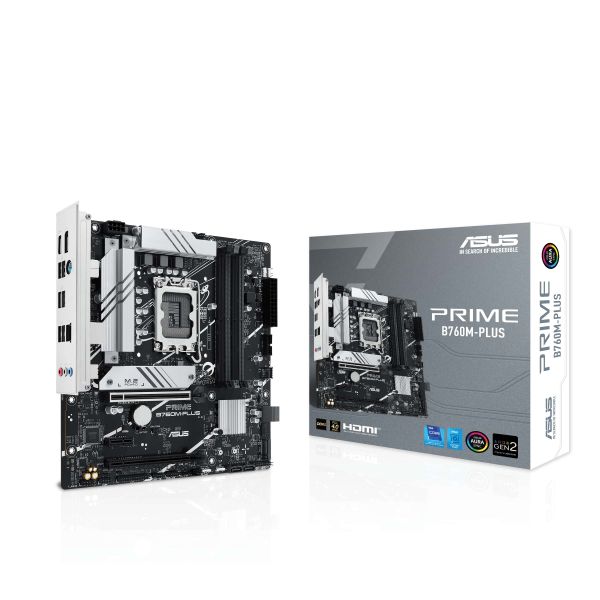 ASUS PRIME B760M-PLUS Intel B760 LGA 1700 micro ATX (90MB1GY0-M0EAY0)
