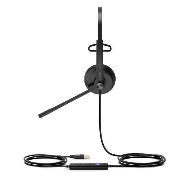 Yealink UH34 Mono Teams Headset Bedraad Hoofdband Kantoor/callcenter USB Type-A Zwart (1308014)