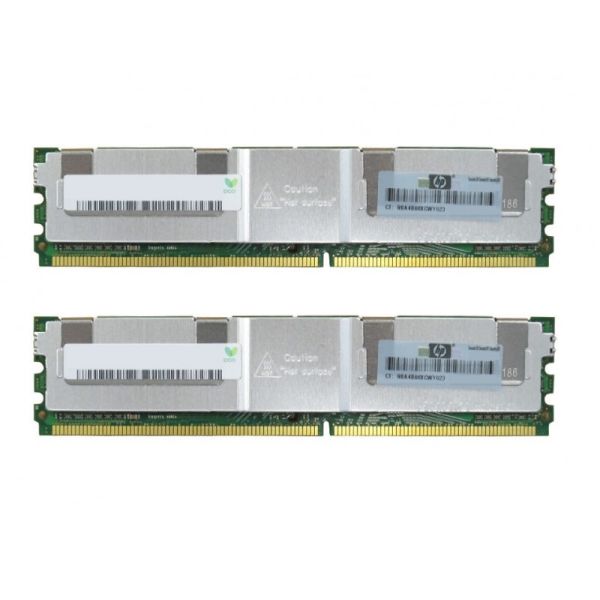 HP Memory kit 4GB FBD PC2-5300 (2 x 2 GB LP) Kit (461828-B21)