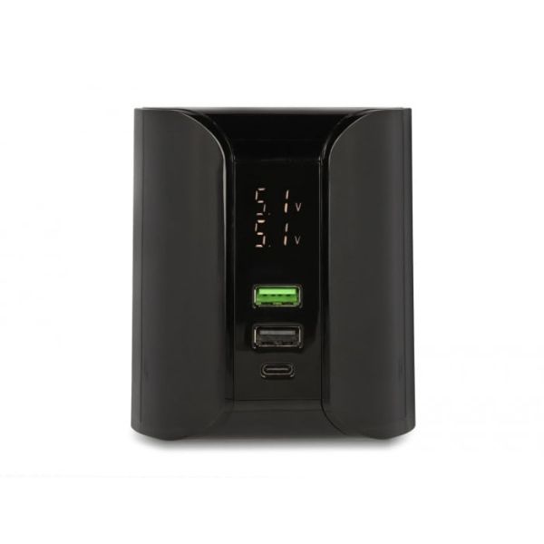 DeLOCK 41441 oplader voor mobiele apparatuur Smartphone Zwart AC Draadloos opladen Snel opladen Binnen (41441)