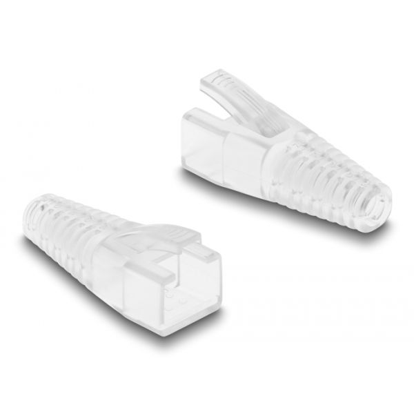 DeLOCK 66975 kabel-connector RJ45 Blauw, Transparant, Wit (66975)