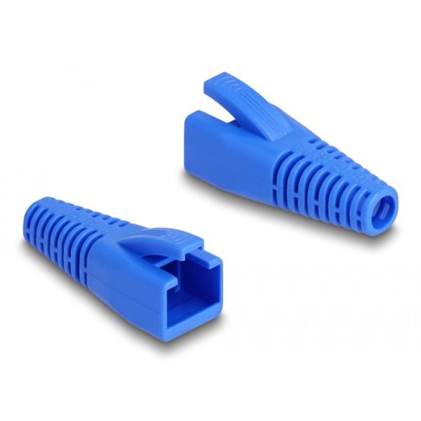 DeLOCK 66975 kabel-connector RJ45 Blauw, Transparant, Wit (66975)