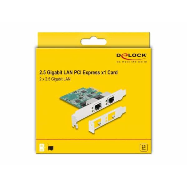 DeLOCK 88101 netwerkkaart Intern Ethernet 2500 Mbit/s (88101)