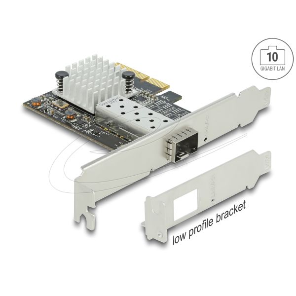 DELOCK PCI Express x4 Karte 1 x SFP+ 10 Gigabit LAN AQC100S (89100)