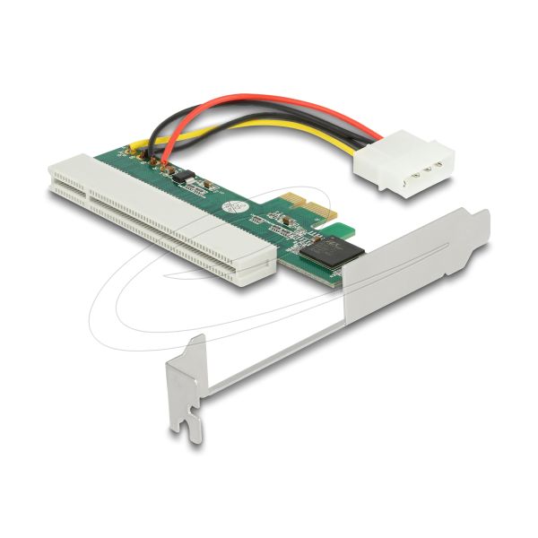 DELOCK Riser Karte PCI Express x1 zu 1 x PCI 32 Bit 5 V Slot (90063)