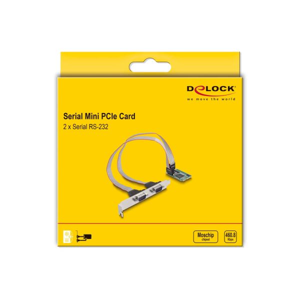 DeLOCK 95273 interfacekaart/-adapter Intern RS-232 (95273)