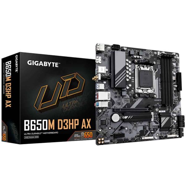 Gigabyte B650M D3HP AX moederbord AMD B650 Socket AM5 micro ATX (B650M D3HP AX)