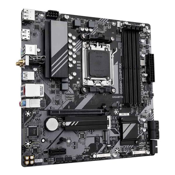 GIGABYTE B650M D3HP AX moederbord AMD B650 Socket AM5 micro ATX (B650M D3HP AX)