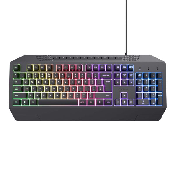 Trust GXT 836 Evocx toetsenbord USB QWERTY Amerikaans Engels Zwart (24722)