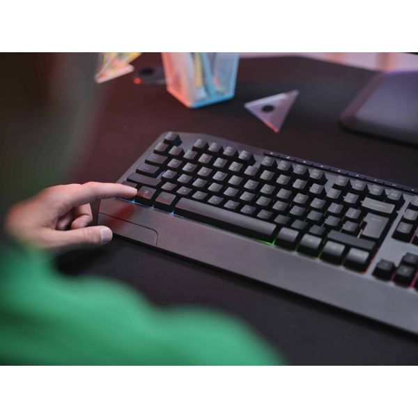 Trust GXT 836 Evocx toetsenbord USB QWERTY Amerikaans Engels Zwart (24722)