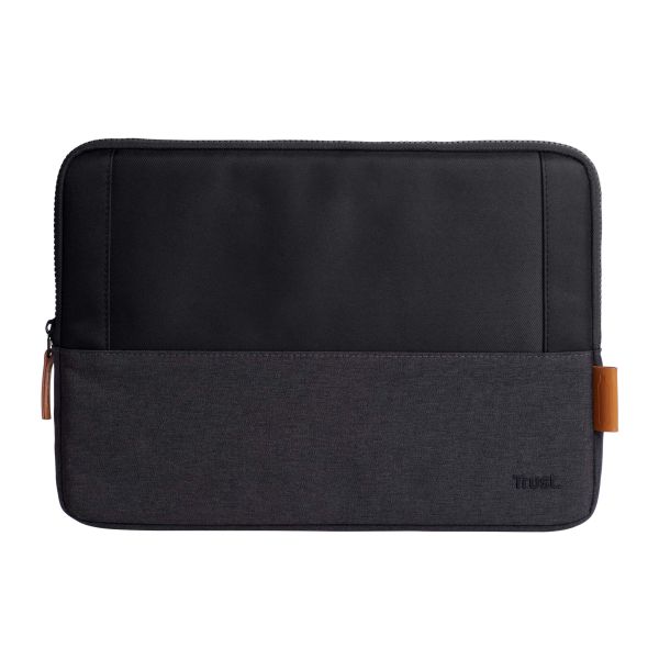 Trust Lisboa 33,8 cm (13.3") Opbergmap/sleeve Zwart, Grijs (25350)