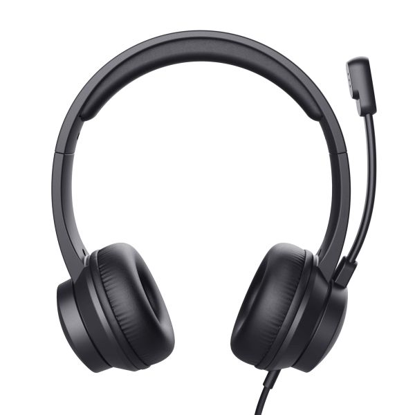 Trust HS-201 USB PC Headset – Bedrade headset – PC headset – Business model – USB-A aansluiting – Zwart (25373) Trust HS-201 USB PC Headset – Bedrade headset – PC headset – Business model – USB-A aansluiting – Zwart (25373)