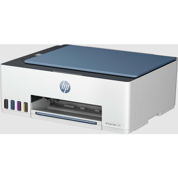 HP Smart Tank 5106 All-in-One-printer, Kleur, Printer voor Thuis en thuiskantoor, Printen, kopiëren, scannen, Draadloos; printertank voor grote volumes; printen vanaf telefoon of tablet; scannen naar pdf (4A8D1A#BHC)