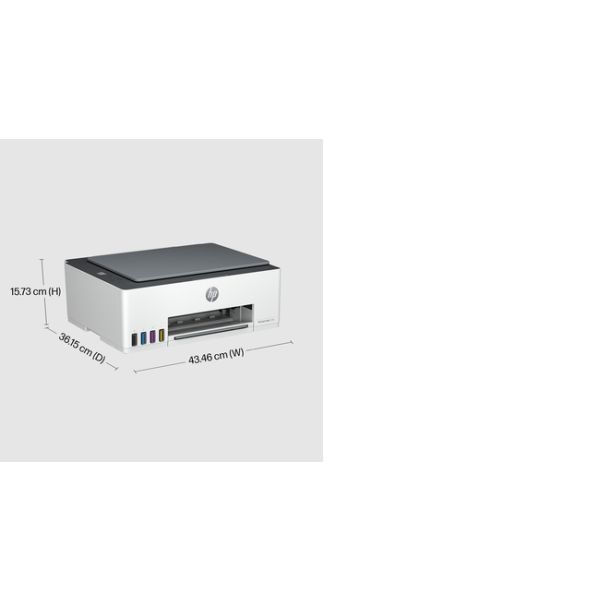 HP Smart Tank 5106 All-in-One-printer, Kleur, Printer voor Thuis en thuiskantoor, Printen, kopiëren, scannen, Draadloos; printertank voor grote volumes; printen vanaf telefoon of tablet; scannen naar pdf (4A8D1A#BHC)