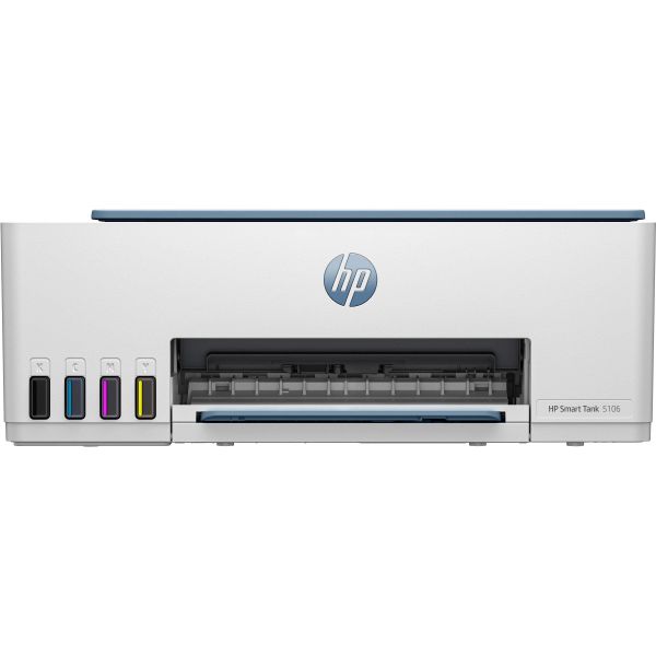 HP Smart Tank 5106 All-in-One-printer, Kleur, Printer voor Thuis en thuiskantoor, Printen, kopiëren, scannen, Draadloos; printertank voor grote volumes; printen vanaf telefoon of tablet; scannen naar pdf (4A8D1A#BHC)