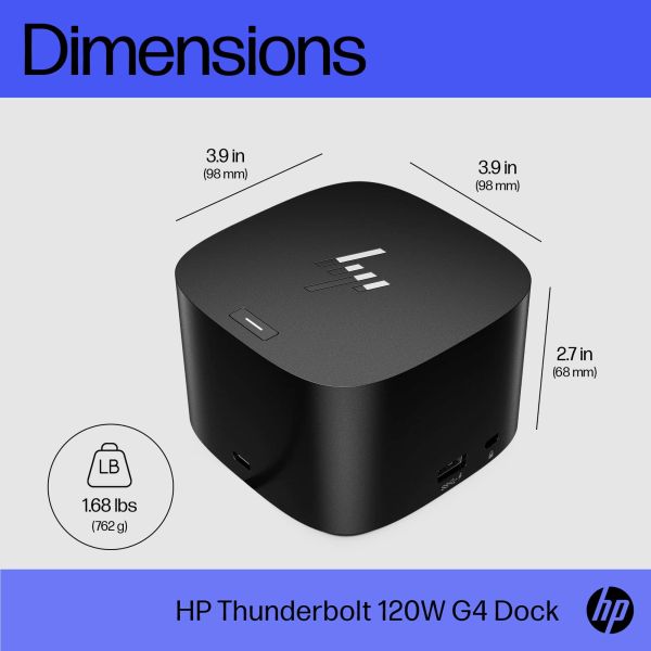 HP Thunderbolt Dock 120 watt G4 (4J0A2AA)